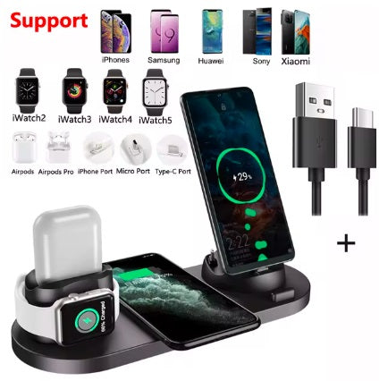 6 in 1 charging station