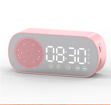 Speaker Clock Alarm Bluetooth Combo