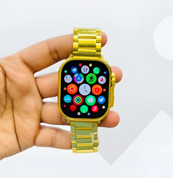 Smart Watch Gold Design