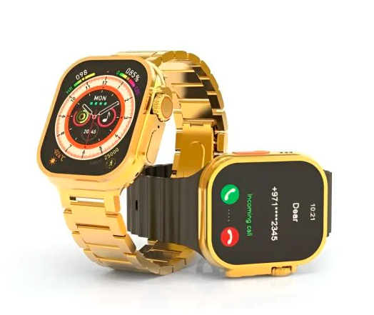 Smart Watch Gold Design